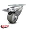 Service Caster 3.5 Inch Gray Polyurethane Wheel Swivel Top Plate Caster with Total Lock Brake SCC-TTL20S3514-PPUB - alternate 3